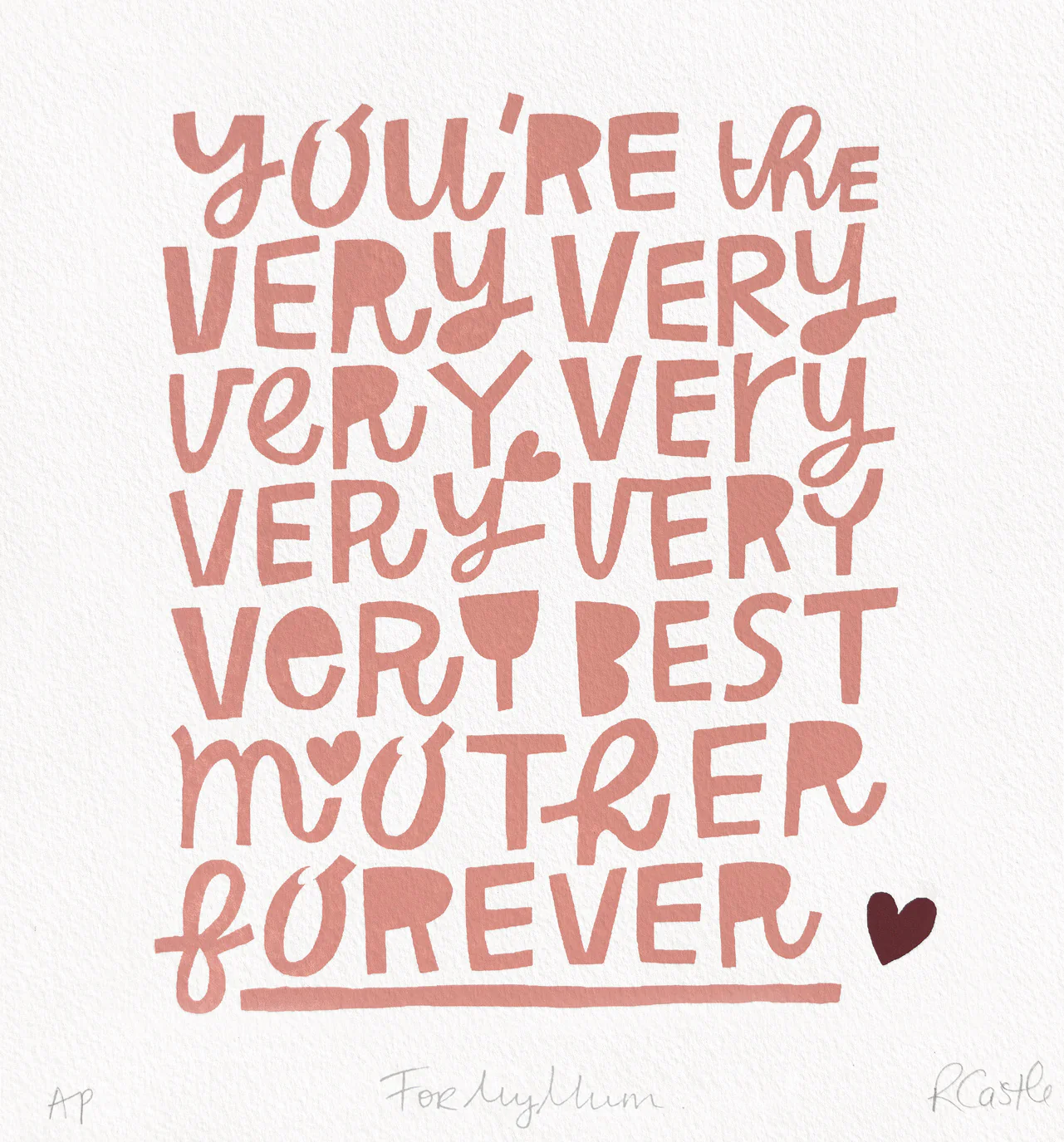 BEST MOTHER EVER PRINT